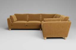 Daydream  -  Large Corner Sofa, Luxe Woven Velvet / Old Gold