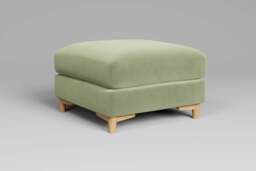 Fusion - Footstool (Medium), Brushed Wool Feel / Sage - thumbnail 2