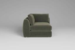 Zen - All-in-one - Corner, left & right arm, Luxe Woven Velvet / Pine / Standard Back Cushions - thumbnail 4