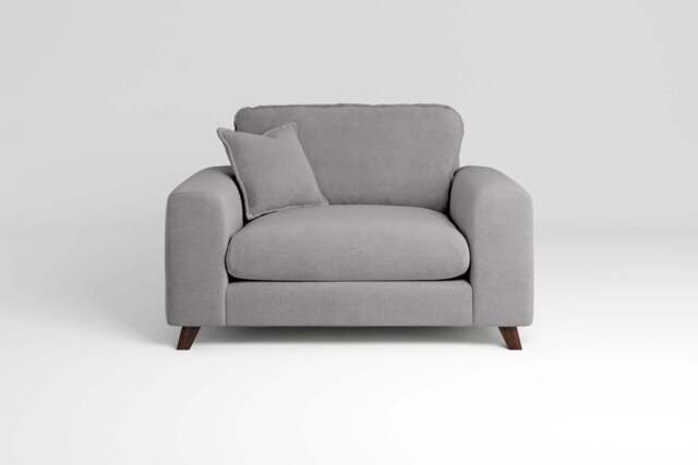 Serenity - Loveseat, Brushed Wool Feel / Pewter - image 1