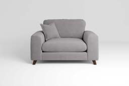 Serenity - Loveseat, Brushed Wool Feel / Pewter - thumbnail 1
