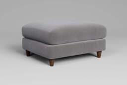 Cloud Nine - Footstool (Large), Brushed Wool Feel / Pewter - thumbnail 3