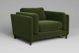 Fusion - Large Chair, Soft Touch Velvet / Avocado - thumbnail 4