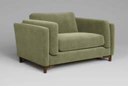 Fusion - Loveseat, Cotton Blend / Jade - thumbnail 3