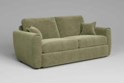 Tranquil - 3 Seater Sofa, Cotton Blend / Jade - thumbnail 2