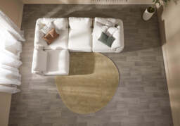 Zen - 4 Piece Corner - Rearrangeable Modular Sofa, Cotton Blend / Bisque / Standard Back Cushions - thumbnail 3