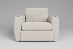 Tranquil - Chair, Luxe Woven Velvet / Snow - thumbnail 1