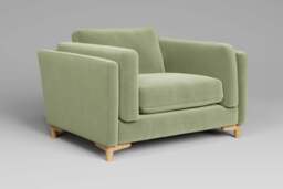 Fusion - Large Chair, Brushed Wool Feel / Sage - thumbnail 2
