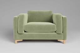 Fusion - Large Chair, Brushed Wool Feel / Sage - thumbnail 1