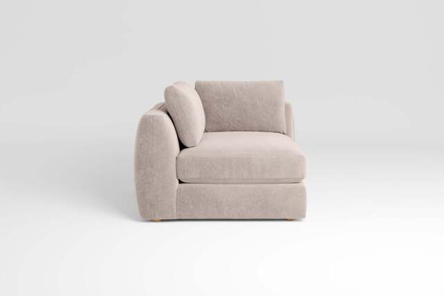 Zen - All-in-one - Corner, left & right arm, Cotton Blend / Bisque / Standard Back Cushions - image 1
