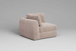 Zen - All-in-one - Corner, left & right arm, Cotton Blend / Bisque / Standard Back Cushions - thumbnail 7