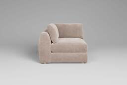 Zen - All-in-one - Corner, left & right arm, Cotton Blend / Bisque / Standard Back Cushions - thumbnail 6