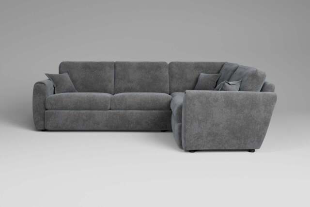 Tranquil - Small Corner Sofa, Soft Woven Chenille / Mist - image 1