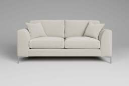 melody - 3 Seater Sofa, Luxe Woven Velvet / Snow