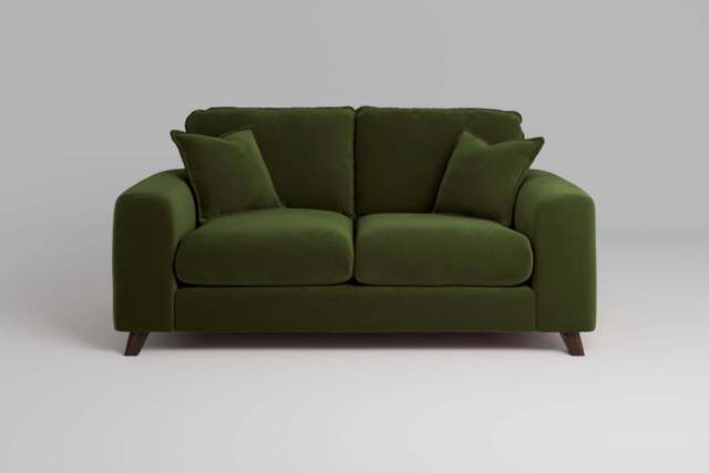 Serenity - 2 Seater Sofa, Soft Touch Velvet / Avocado - image 1