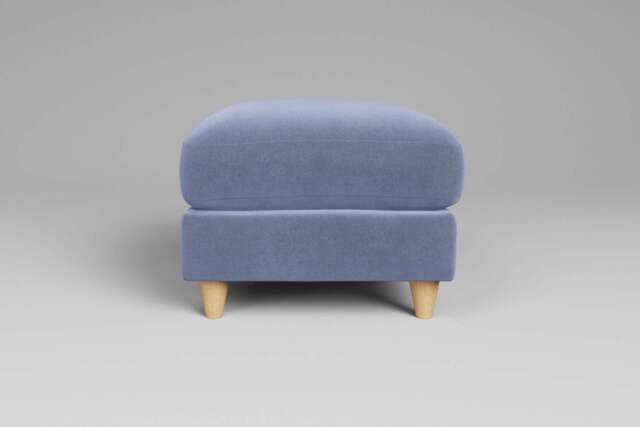 Cloud Nine - Footstool (Small), Brushed Wool Feel / Denim - image 1