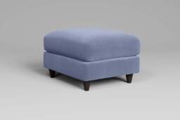 Cloud Nine - Footstool (Small), Brushed Wool Feel / Denim - thumbnail 4