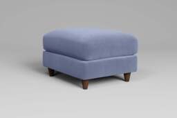 Cloud Nine - Footstool (Small), Brushed Wool Feel / Denim - thumbnail 3