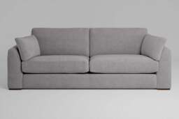 Muse - 4.5 Seater Sofa, Brushed Wool Feel / Pewter