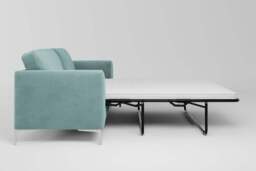melody - 3 Seater Sofa Bed, Cotton Blend / Topaz - thumbnail 3