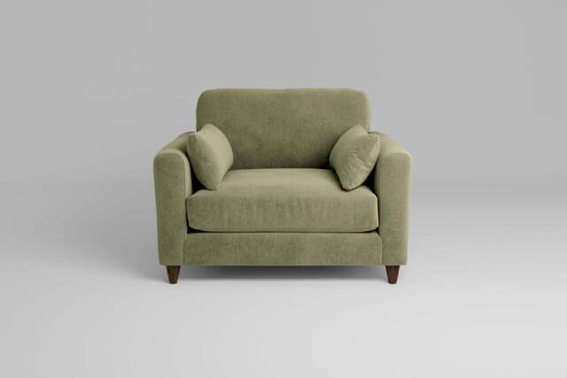 7th Heaven Midi - Loveseat, Cotton Blend / Jade - image 1