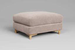 Fusion - Footstool (Large), Cotton Blend / Bisque - thumbnail 2