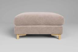 Fusion - Footstool (Large), Cotton Blend / Bisque - thumbnail 1