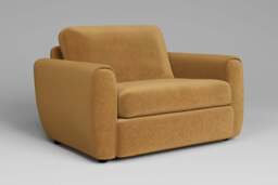Tranquil - Loveseat, Luxe Woven Velvet / Old Gold - thumbnail 3