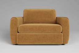 Tranquil - Loveseat, Luxe Woven Velvet / Old Gold