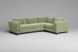 Fusion - Small Corner Sofa, Brushed Wool Feel / Sage - thumbnail 3