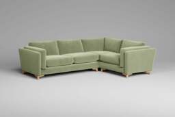 Fusion - Small Corner Sofa, Brushed Wool Feel / Sage - thumbnail 2