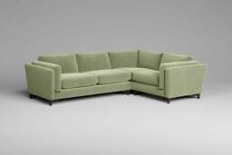 Fusion - Small Corner Sofa, Brushed Wool Feel / Sage - thumbnail 4