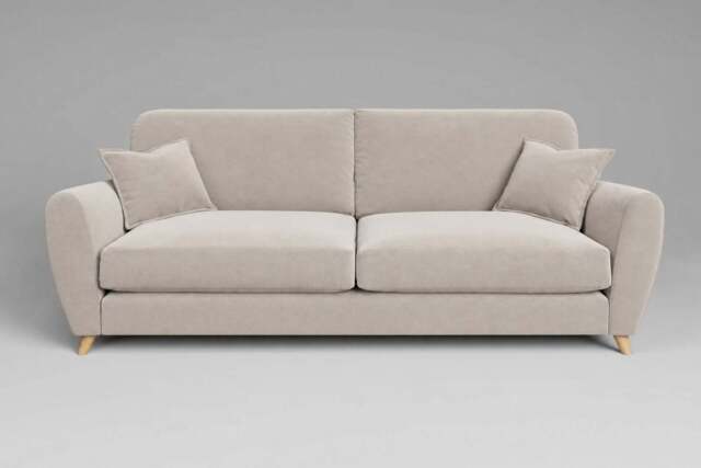 Cloud Nine - 4.5 Seater Sofa, Plush Chenille / Chalk - image 1