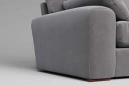 7th Heaven Maxi - 4.5 Seater Sofa, Brushed Wool Feel / Pewter - thumbnail 4