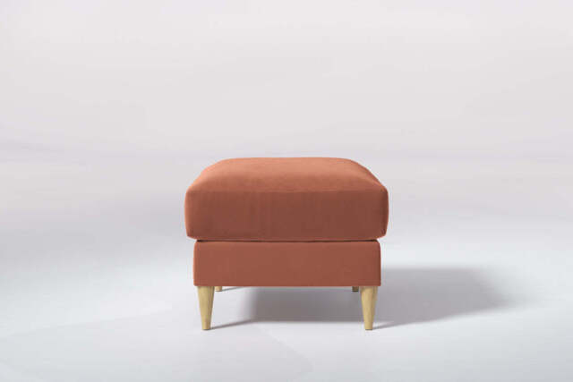 Outlet - Hush - Footstool - Soft Touch Velvet - Cinnamon - image 1