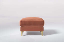 Outlet - Hush - Footstool - Soft Touch Velvet - Cinnamon - thumbnail 2