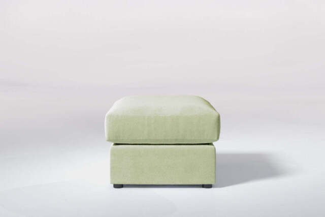 Serenity - Small Storage Stool, Brushed Wool Feel / Sage - image 1