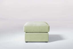 Serenity - Small Storage Stool, Brushed Wool Feel / Sage