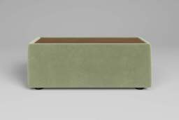 Utopia - Side Table - Rearrangeable Modular Sofa, Oak / Brushed Wool Feel / Sage - thumbnail 4