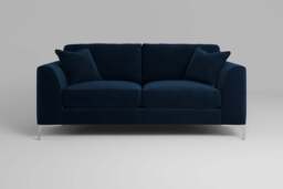 melody - 3 Seater Sofa, Soft Touch Velvet / Royal Blue