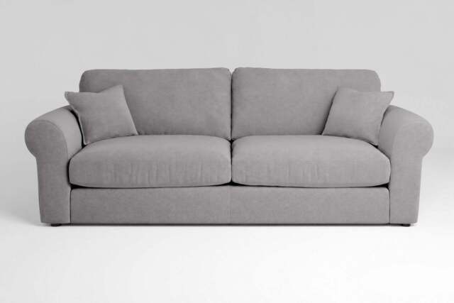 Mellow - 4.5 Seater Sofa, Brushed Wool Feel / Pewter - image 1