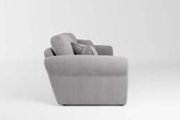 Mellow - 4.5 Seater Sofa, Brushed Wool Feel / Pewter - thumbnail 3