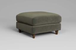 Cloud Nine - Footstool (Medium), Luxe Woven Velvet / Pine - thumbnail 3