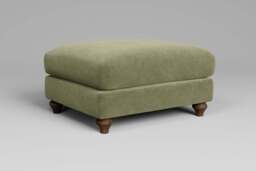 Serenity - Footstool (Large), Cotton Blend / Jade - thumbnail 3
