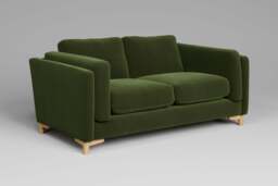 Fusion - 2 Seater Sofa, Soft Touch Velvet / Avocado - thumbnail 2