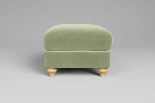 Serenity - Footstool (Small), Brushed Wool Feel / Sage - image 1