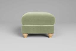 Serenity - Footstool (Small), Brushed Wool Feel / Sage - thumbnail 1