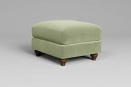 Serenity - Footstool (Small), Brushed Wool Feel / Sage - thumbnail 3