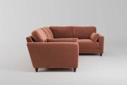 7th Heaven Midi - Small Corner Sofa, Soft Touch Velvet / Cinnamon - thumbnail 2