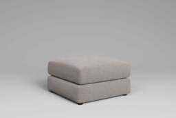 Utopia - Footstool - Rearrangeable Modular Sofa, Boucle / Mink / Casual Trim - thumbnail 8